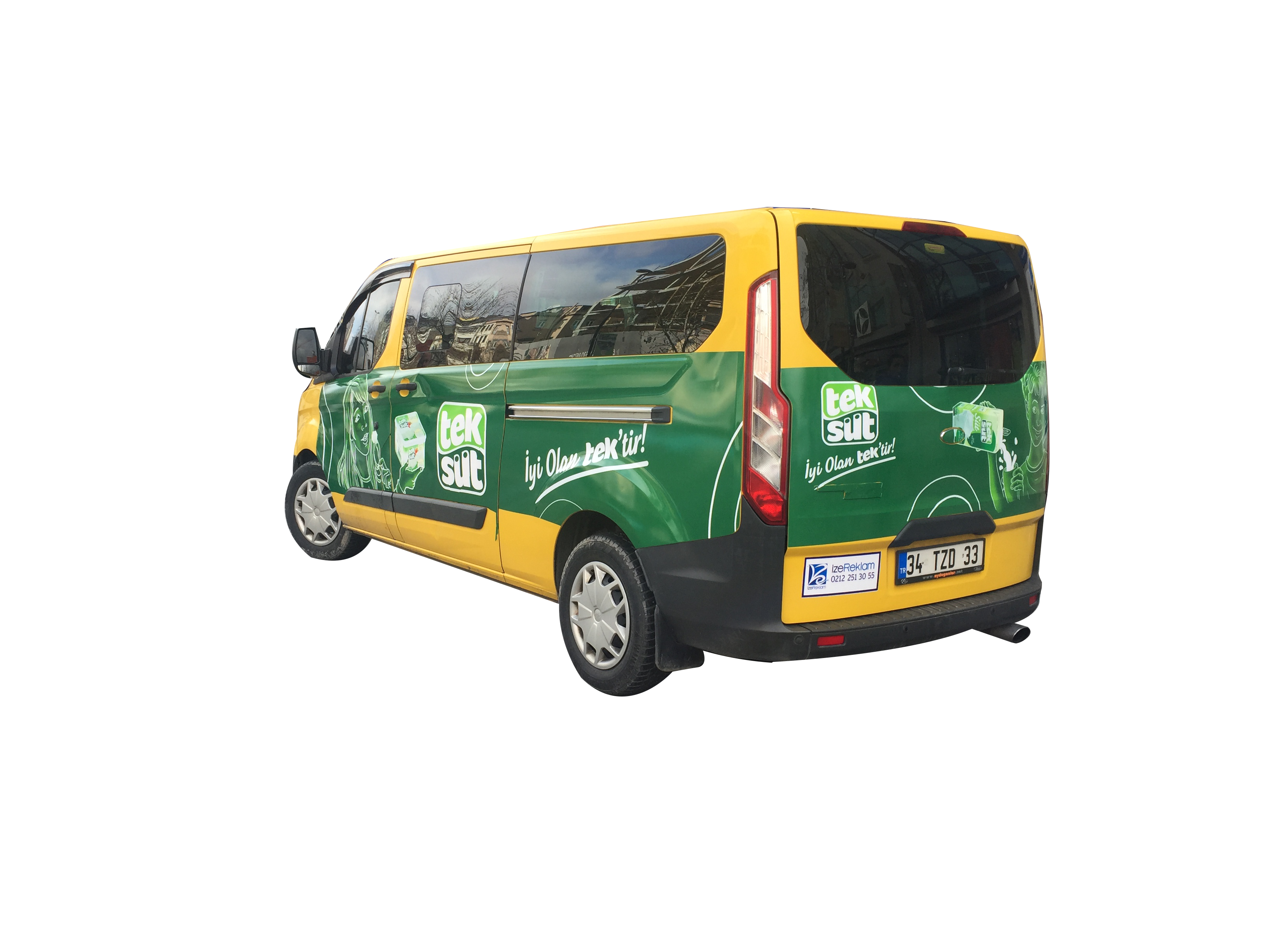 Türkiye sarı dolmuş reklamları